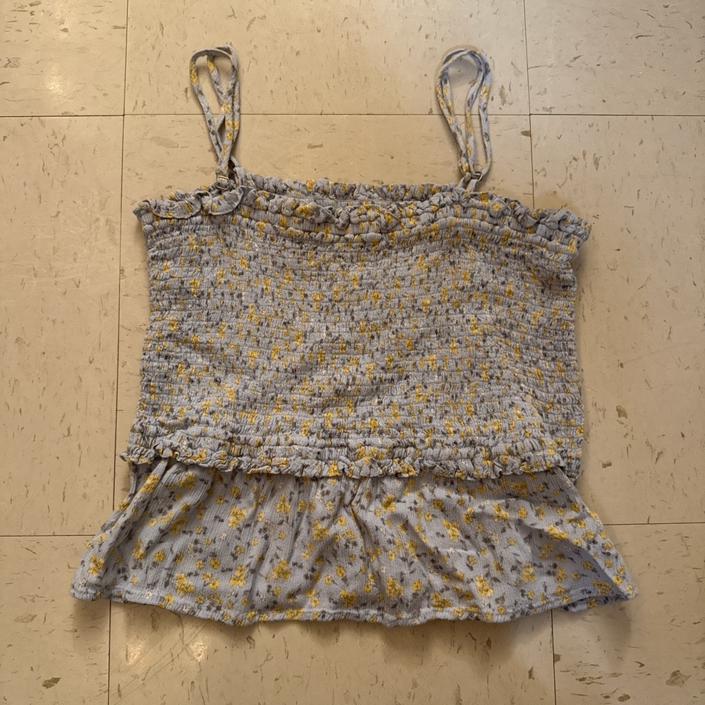 Floral Smocked Women's Top